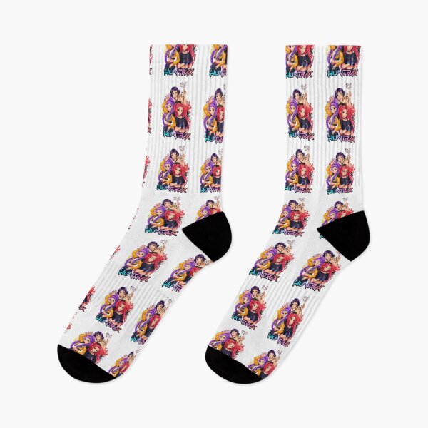 Item preview, Colorful Anime Girl Group Street Pop Artwork designed and sold by RyanVasqu47526.