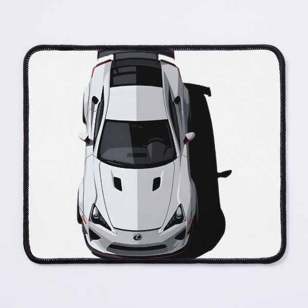 Item preview, Lexus Lfa Supercar Top View Vector Illustration | Limited Edition designed and sold by LUIS ALBERTO LARA.