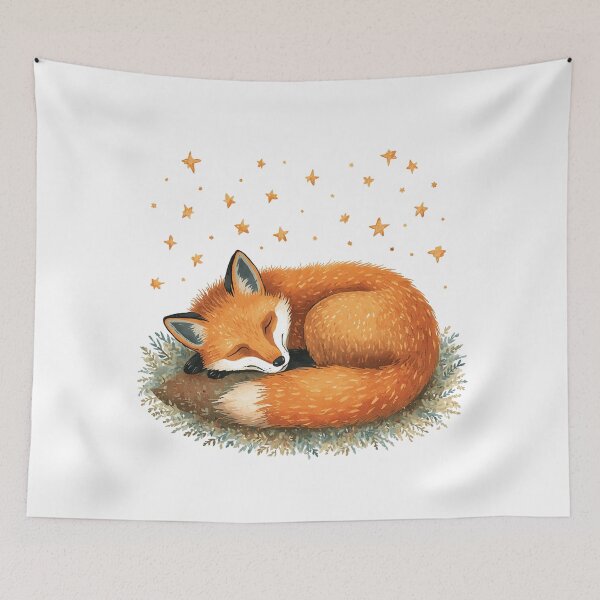 Item preview, Sweet Sleeping Fox designed and sold by catcurio.