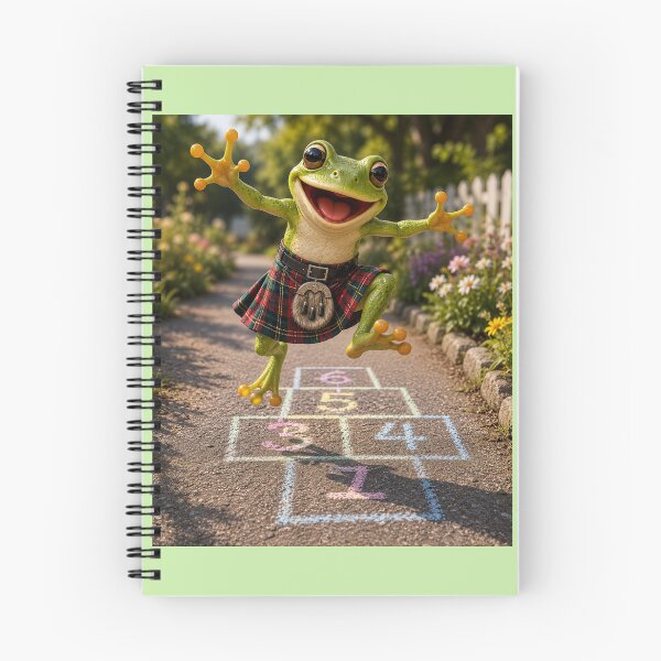 Item preview, Frog Playing Hopscotch designed and sold by CJLindy.
