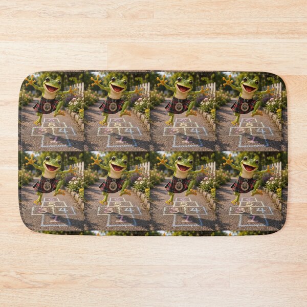 Item preview, Frog Playing Hopscotch designed and sold by CJLindy.