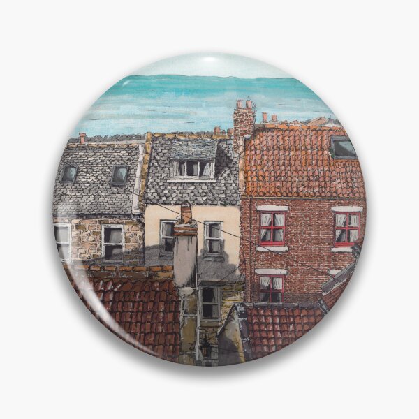 Item preview, Robin Hood’s Bay, Yorkshire – Coastal Village Illustration designed and sold by MelissaJamesIll.