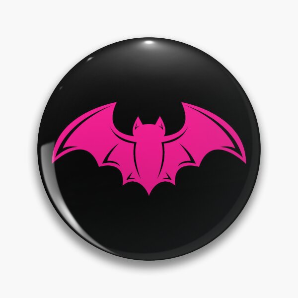 Item preview, Hot Pink Halloween Bat Silhouette Design designed and sold by pattern-archive.