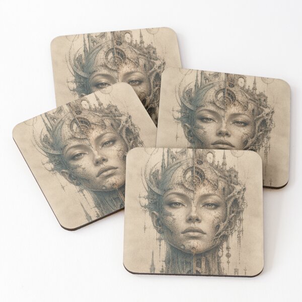 Item preview, Woman in Steampunk Architecture designed and sold by VlodArt.