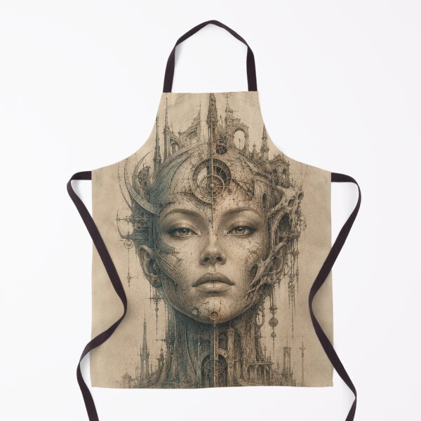 Item preview, Woman in Steampunk Architecture designed and sold by VlodArt.