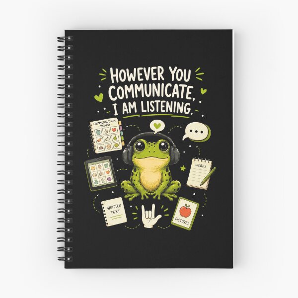 Item preview, However You Communicate I Am Listening Frog AAC Communication designed and sold by bilal sibgui.