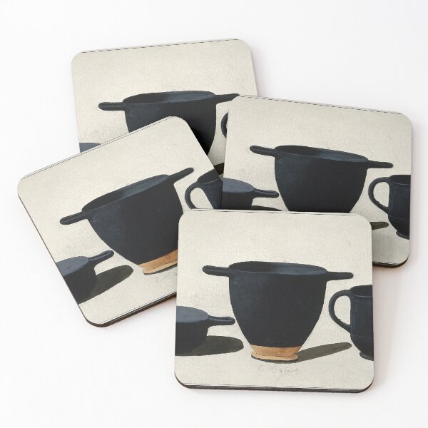 Item preview, Black Greek drinking cups designed and sold by Pai Lokli.