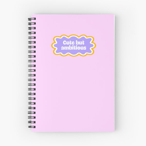 Item preview, Cute But Ambitious Girly Motivational Quote designed and sold by jianina-alondra.