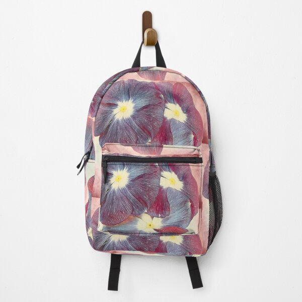 Item preview, Vintage Impressionist Blue and Purple Periwinkle Flower Art designed and sold by BalkanBloomArt.