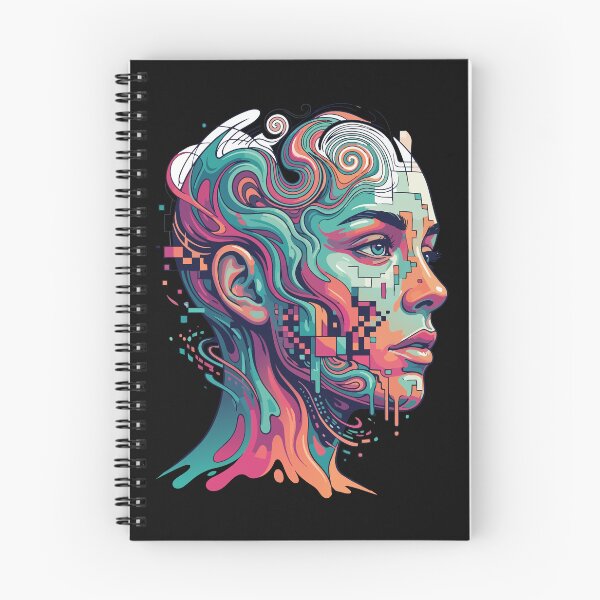 Item preview, Adversarial Multicolor Glitch Face Portrait | GAN AI Art Design designed and sold by Uglyandcute.