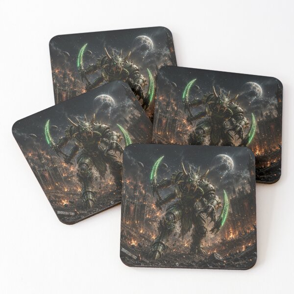 Item preview, Cosmic Insectoid Beast — Green Armored Warrior designed and sold by ZYVARENNE.