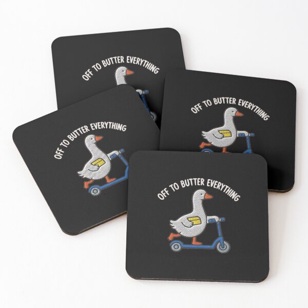 Item preview, Funny Butter Goose – Off To Butter Everything designed and sold by roartusa.