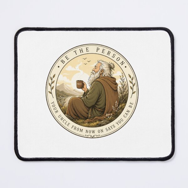 Item preview, Be The Person Wise Wise Uncle Tea Quote Aesthetic Vintage Art designed and sold by ucpstudio.