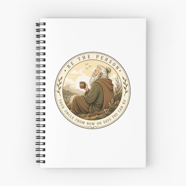 Item preview, Be The Person Wise Wise Uncle Tea Quote Aesthetic Vintage Art designed and sold by ucpstudio.