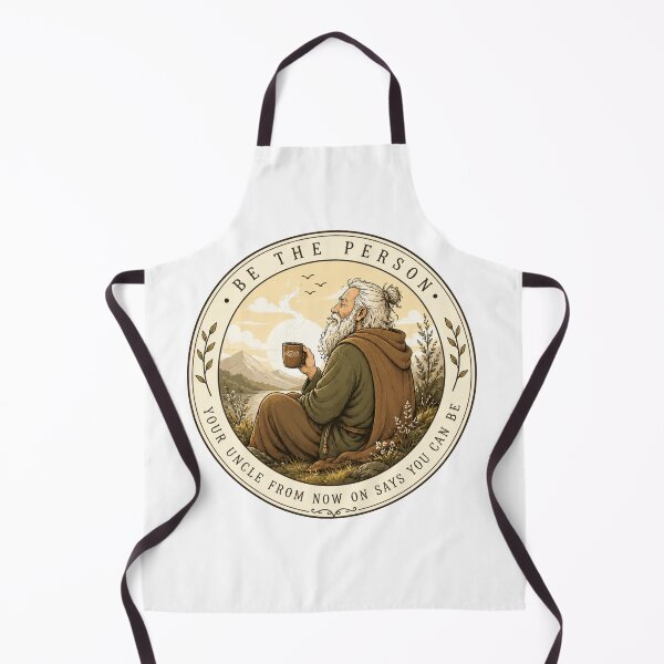 Item preview, Be The Person Wise Wise Uncle Tea Quote Aesthetic Vintage Art designed and sold by ucpstudio.