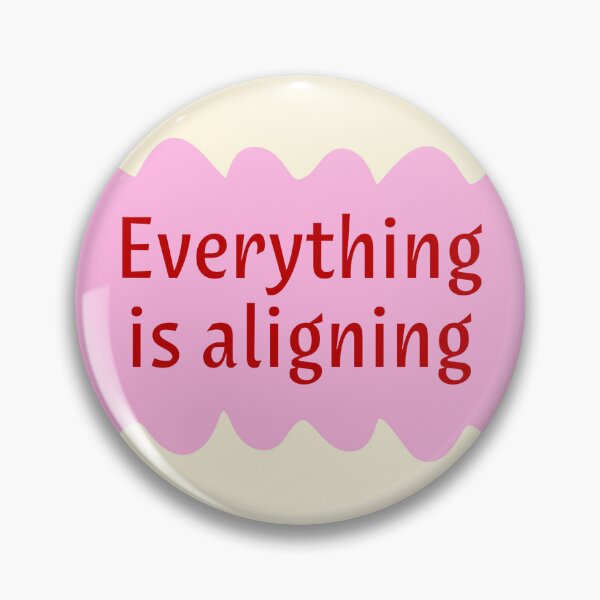 Item preview, Everything Is Aligning Manifestation Affirmation Quote designed and sold by jianina-alondra.