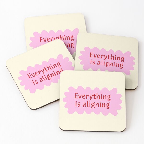 Item preview, Everything Is Aligning Manifestation Affirmation Quote designed and sold by jianina-alondra.