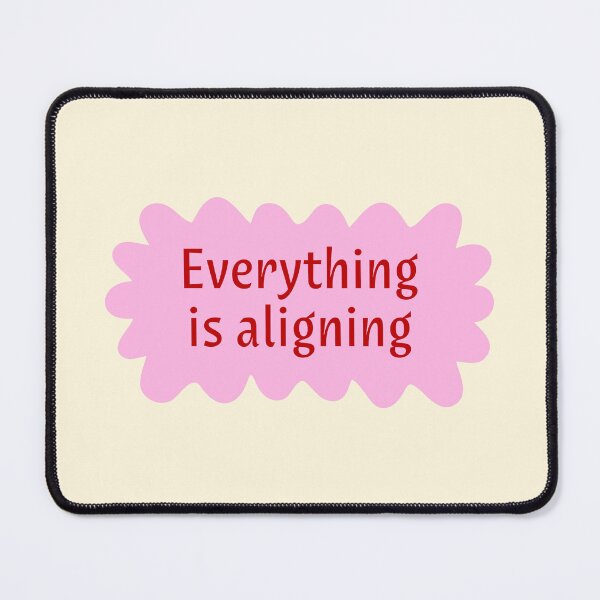 Item preview, Everything Is Aligning Manifestation Affirmation Quote designed and sold by jianina-alondra.