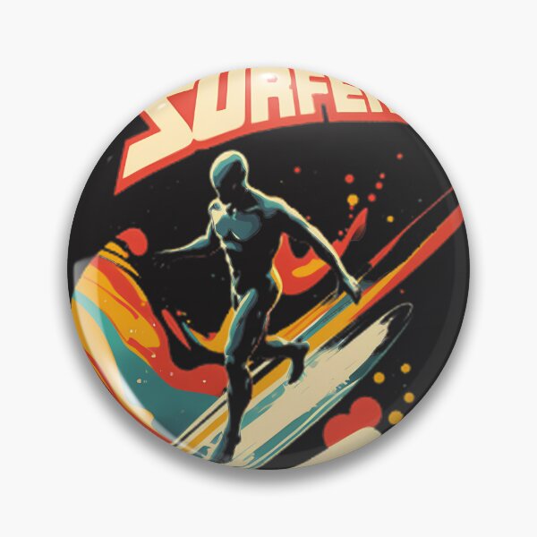 Item preview, Silver Surfer Cosmic Glider Retro Comic Book Art - Marvel Superhero Fan Gift | Perfect Gift For You And Friends designed and sold by mj4art.