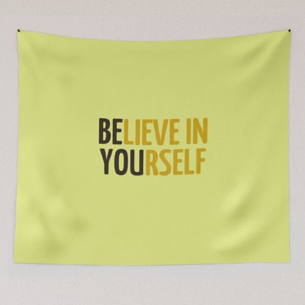 Item preview, Believe in Yourself – Inspirational Motivational Illustrator designed and sold by RajDeals.