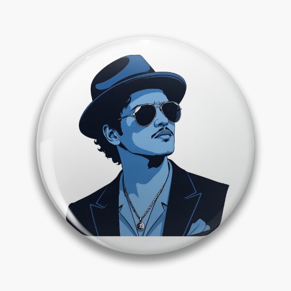 Item preview, Blue Noir Stylish Portrait With Hat And Sunglasses designed and sold by AshleySan84254.