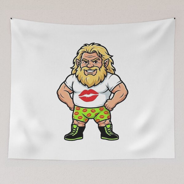 Artikelvorschau, Badass Billy Gunn Garden Gnome entworfen und verkauft von Bad-Decisions-Designs.