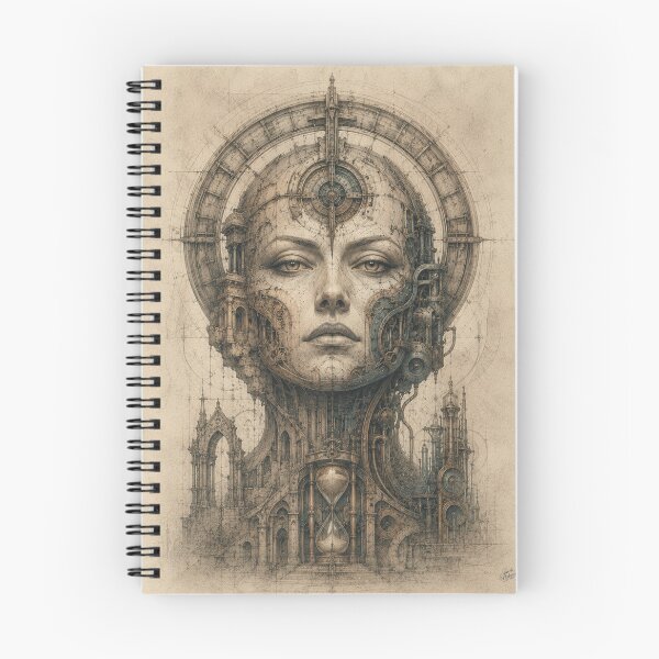 Item preview, Woman in Steampunk Architecture designed and sold by VlodArt.