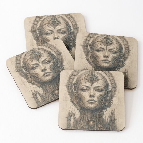 Item preview, Woman in Steampunk Architecture designed and sold by VlodArt.