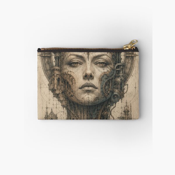 Item preview, Woman in Steampunk Architecture designed and sold by VlodArt.