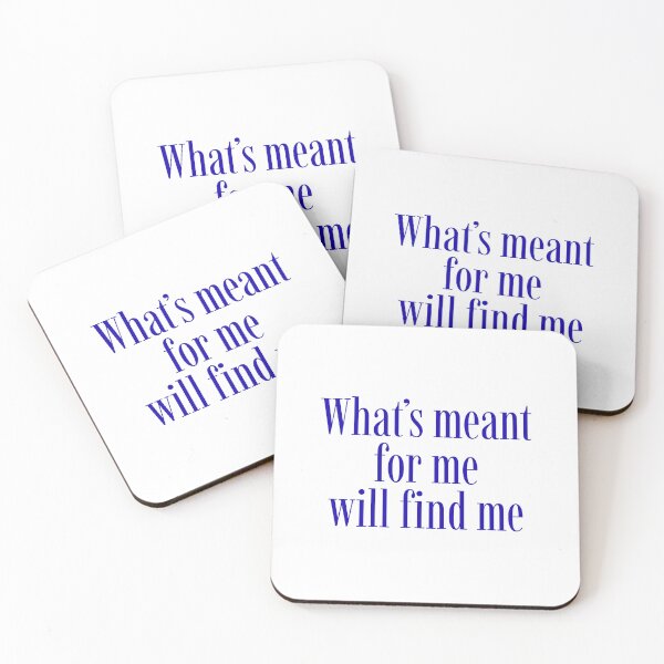 Item preview, What's Meant for Me Manifestation Quote designed and sold by jianina-alondra.