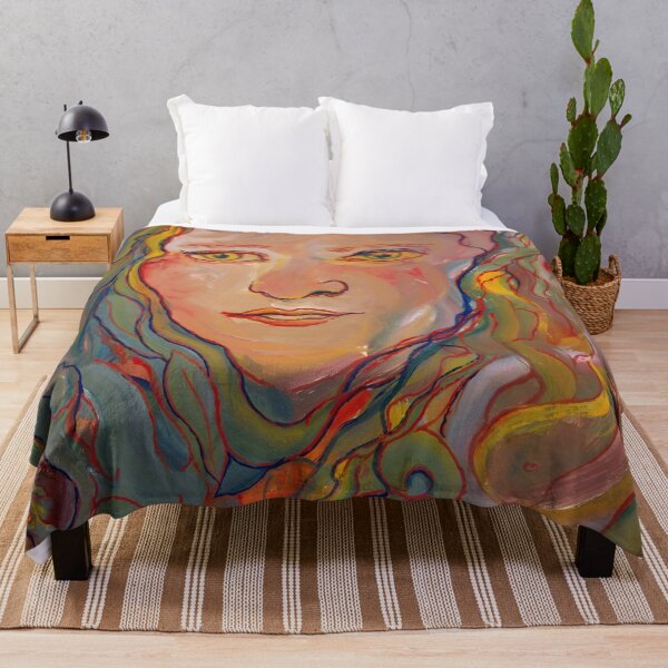 Item preview, Vision of Paulinka Bimbam expressionist gouache on paper art print painting by Charlotte Salomon designed and sold by Jéanpaul Ferro.