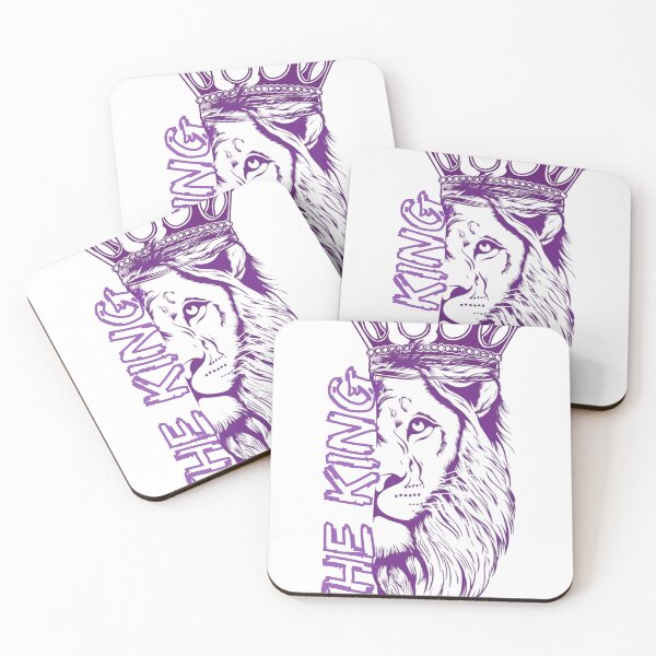 Item preview, The King Crowned Lion Line Art T-Shirt - Regal Purple Royal Lion Graphic designed and sold by Chiedu10.