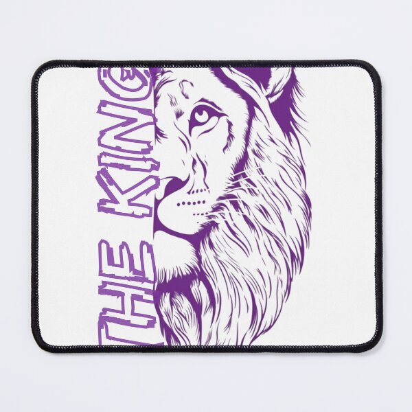 Item preview, The King Crowned Lion Line Art T-Shirt - Regal Purple Royal Lion Graphic designed and sold by Chiedu10.