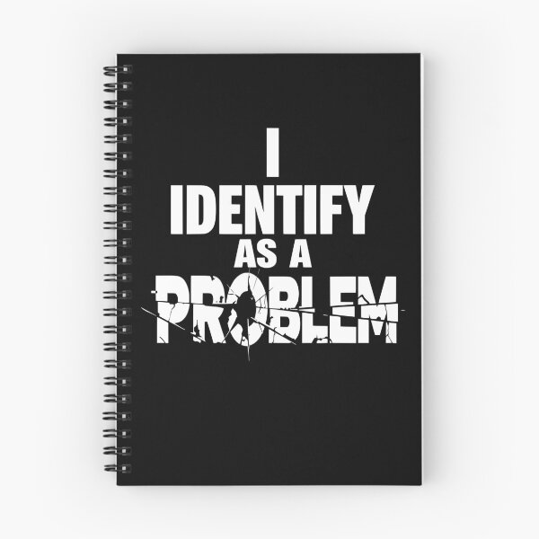 Item preview, I Identify As A Problem Funny Sarcastic designed and sold by Colorfulman.