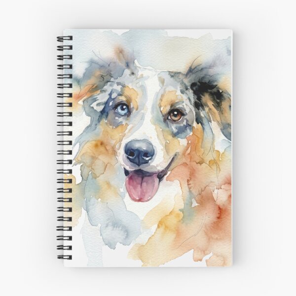 Item preview, Blue Merle Aussie, Heterochromia Eyes designed and sold by caracatita75.