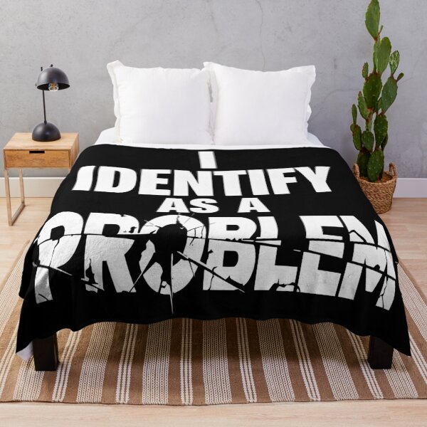 Item preview, I Identify As A Problem Funny Sarcastic designed and sold by Colorfulman.