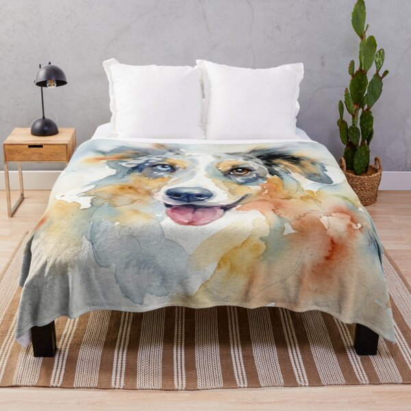 Item preview, Blue Merle Aussie, Heterochromia Eyes designed and sold by caracatita75.