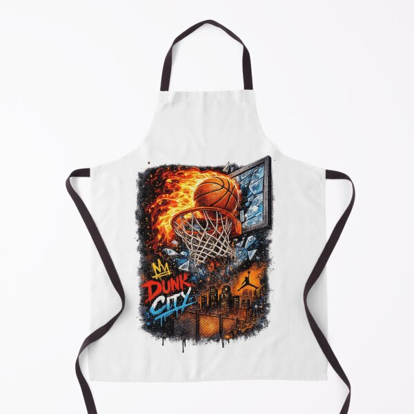 Item preview, Fire Above the Rim – Explosive Basketball Dunk Artwork designed and sold by treandsart.