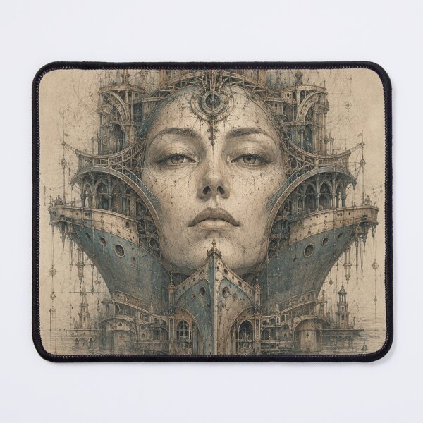 Item preview, Woman in Steampunk Architecture designed and sold by VlodArt.