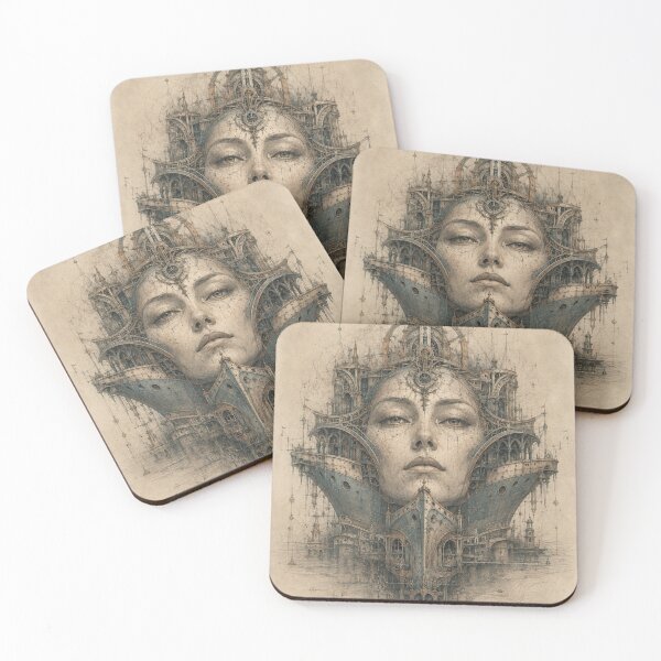 Item preview, Woman in Steampunk Architecture designed and sold by VlodArt.