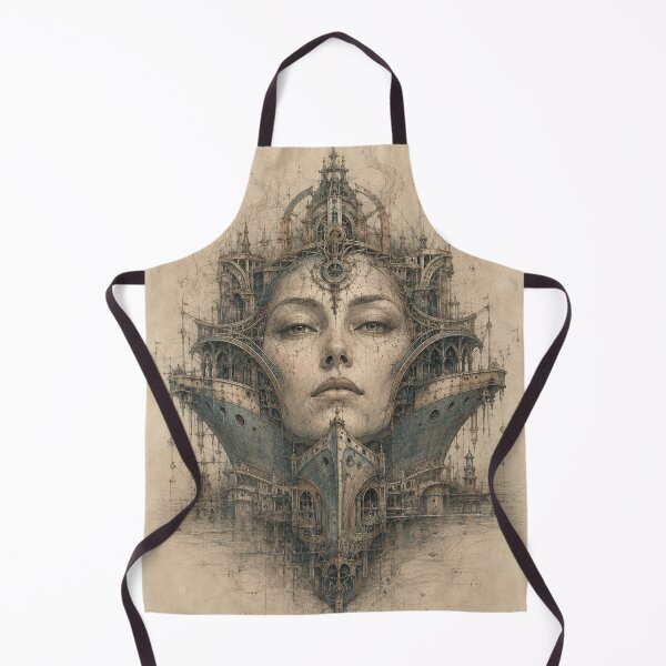 Item preview, Woman in Steampunk Architecture designed and sold by VlodArt.