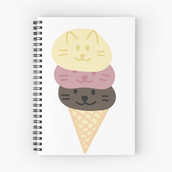 Item preview, Neopolitan ice cream cats  designed and sold by Eloiseteb.