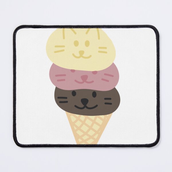 Item preview, Neopolitan ice cream cats  designed and sold by Eloiseteb.