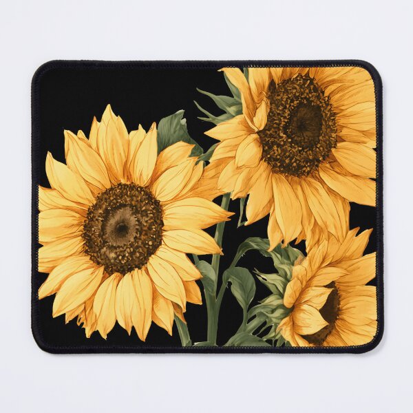 Item preview, Golden Sunflower Bouquet – Rustic Botanical Floral Art designed and sold by KAM-KAM-STORE.