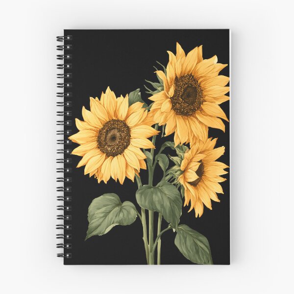 Item preview, Golden Sunflower Bouquet – Rustic Botanical Floral Art designed and sold by KAM-KAM-STORE.
