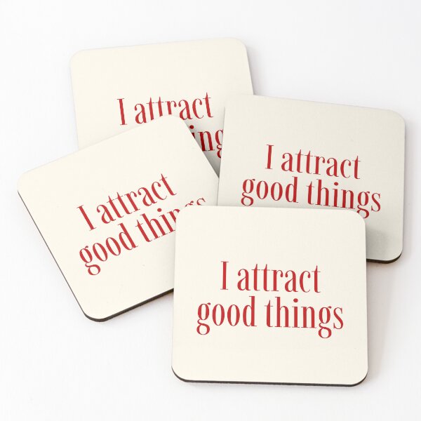 Item preview, I Attract Good Things Manifestation Affirmation designed and sold by jianina-alondra.