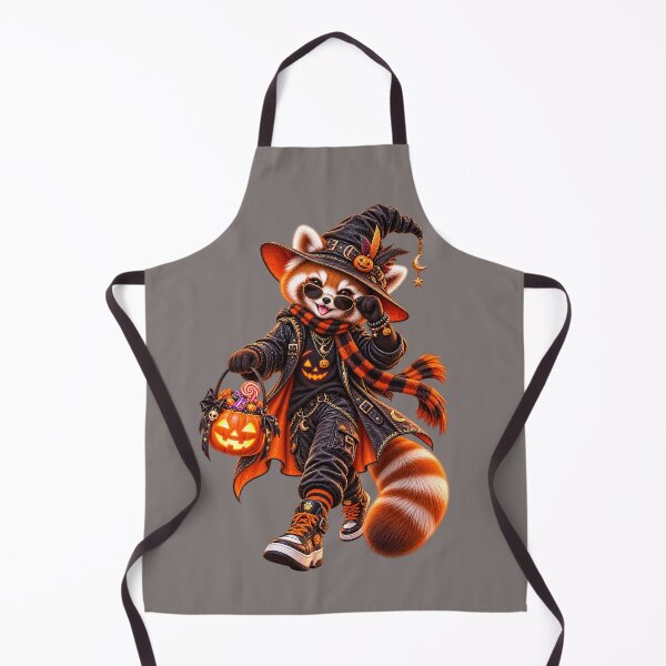 Item preview, Badass Red Panda Witch Halloween Urban Costume Art designed and sold by CSterling11.