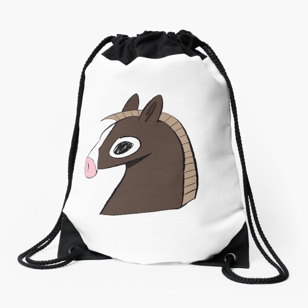 Neigh whinny whinny Drawstring Bag