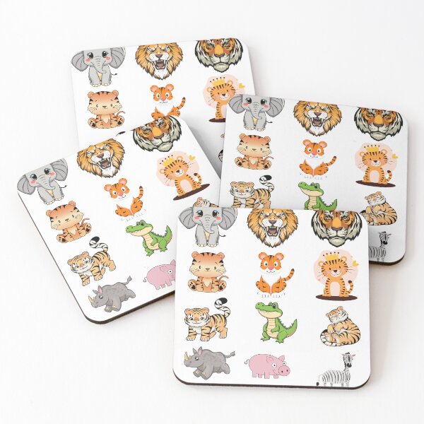 Item preview, Cute Safari and Jungle Animals Set designed and sold by DKSH1234.
