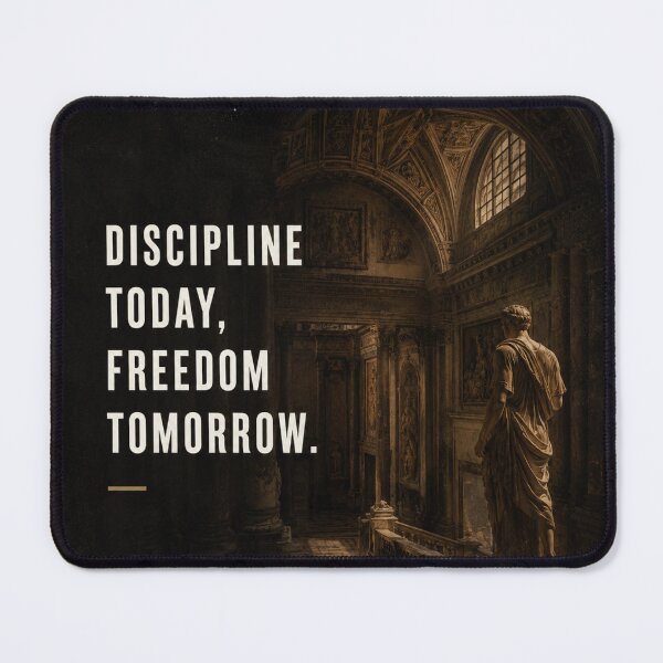 Item preview, Discipline Today, Freedom Tomorrow designed and sold by vibemuseum.studio.
